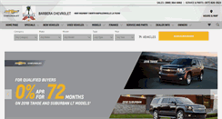 Desktop Screenshot of barberachevrolet.com